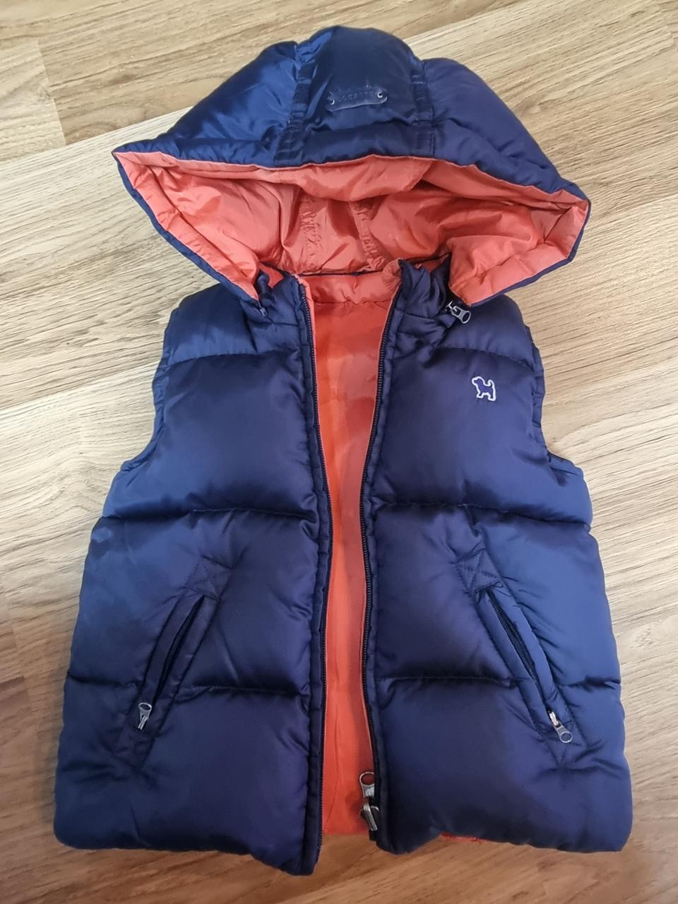 블루독 아기양면조끼패딩100사이즈