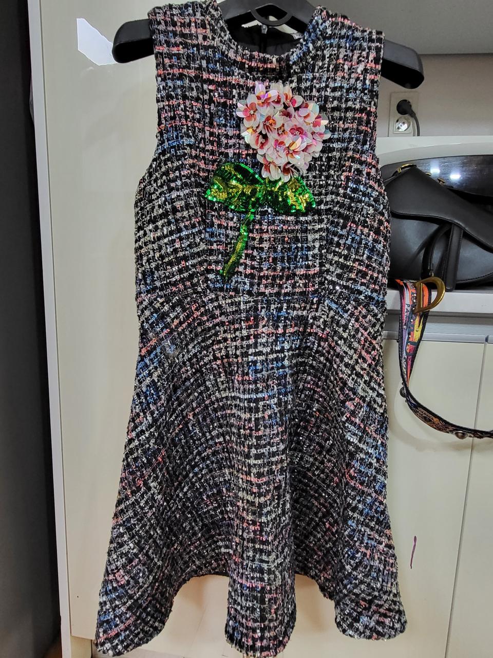 럭셔리 트위드원피스 새상품m