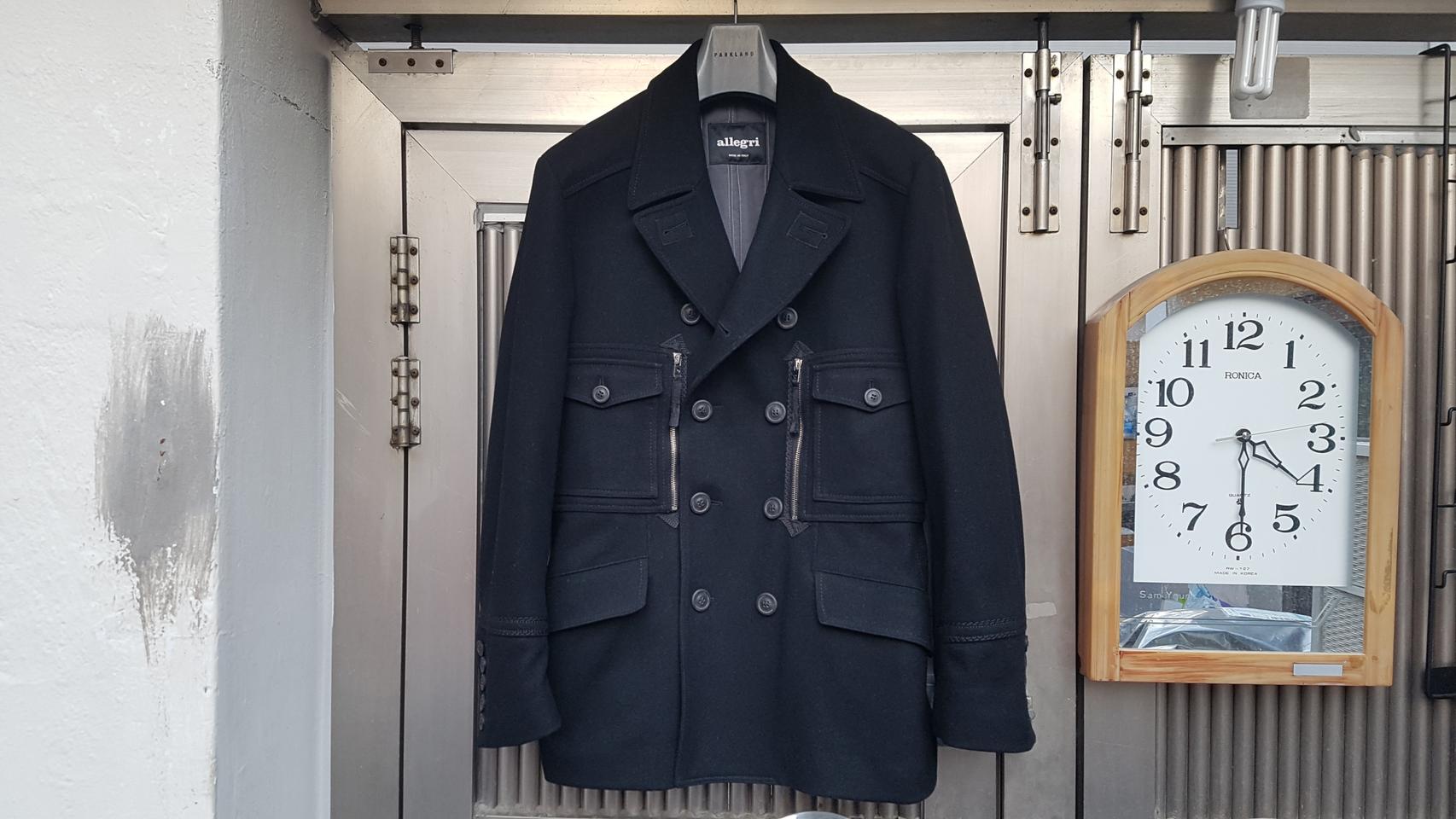 알레그리 모직 하프코트 95호 상태우수