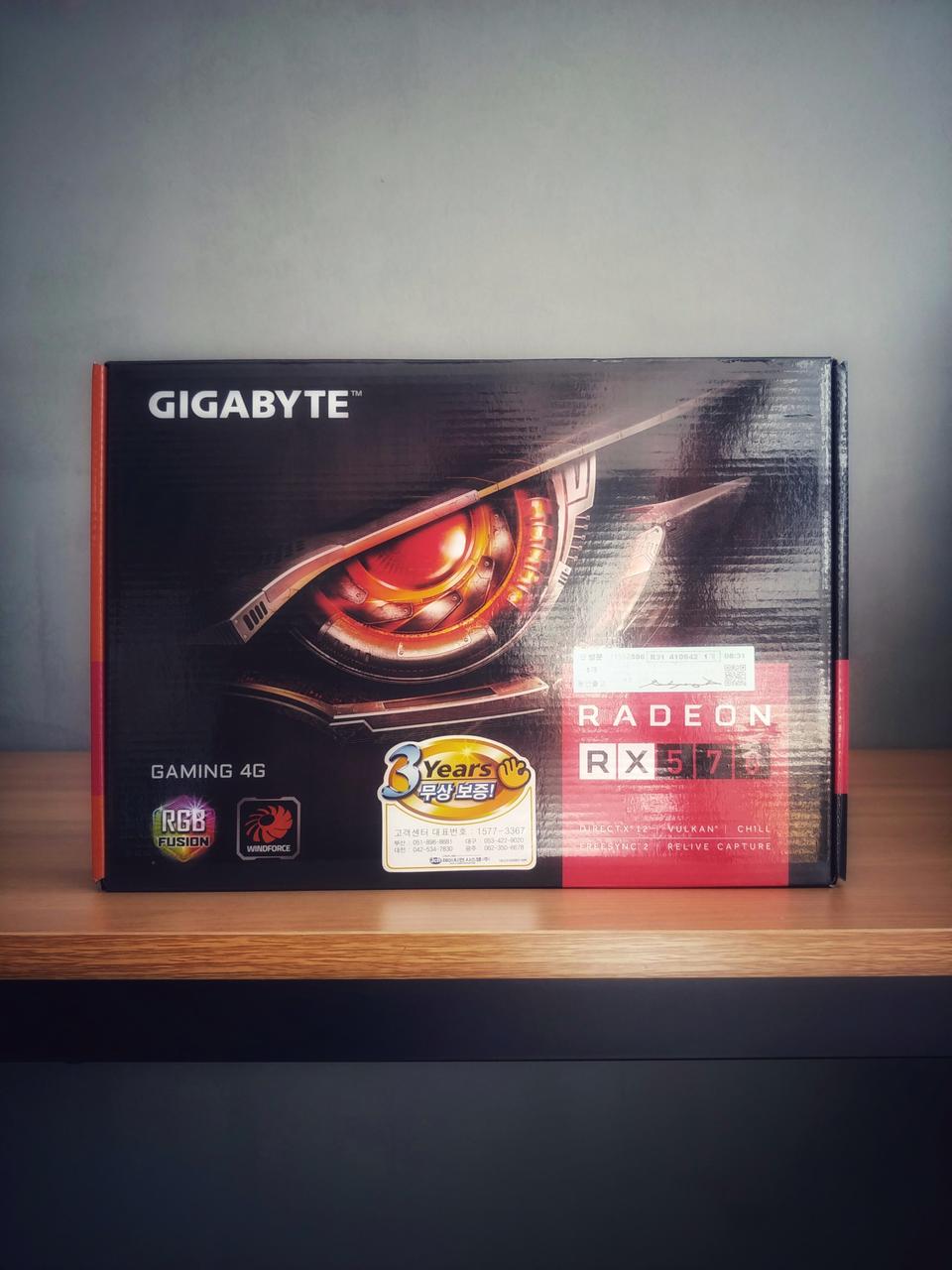 <완료> [미개봉 새 제품] GIGABYTE RX570 4G