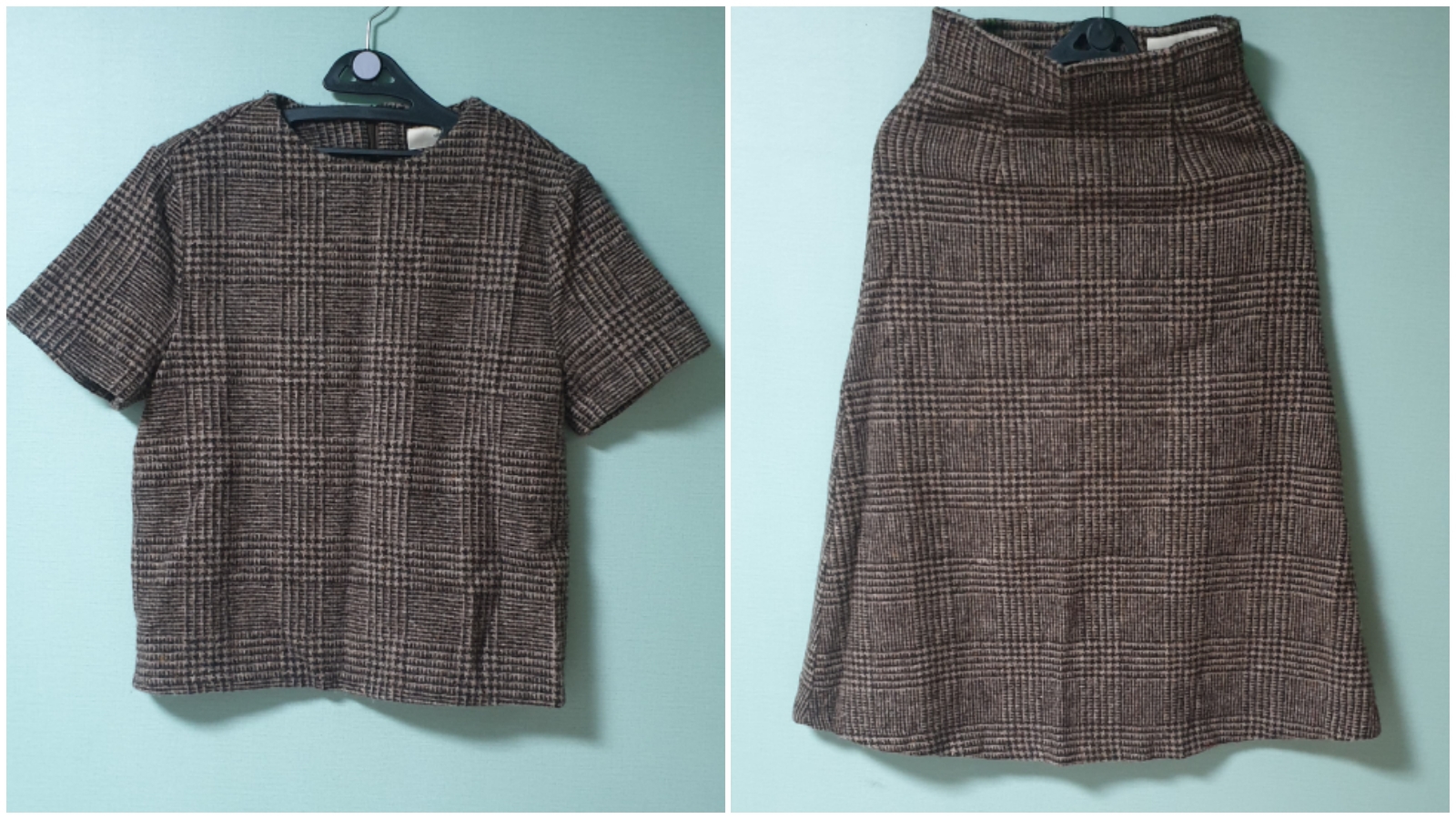 울100% 투피스.겨울투피스.