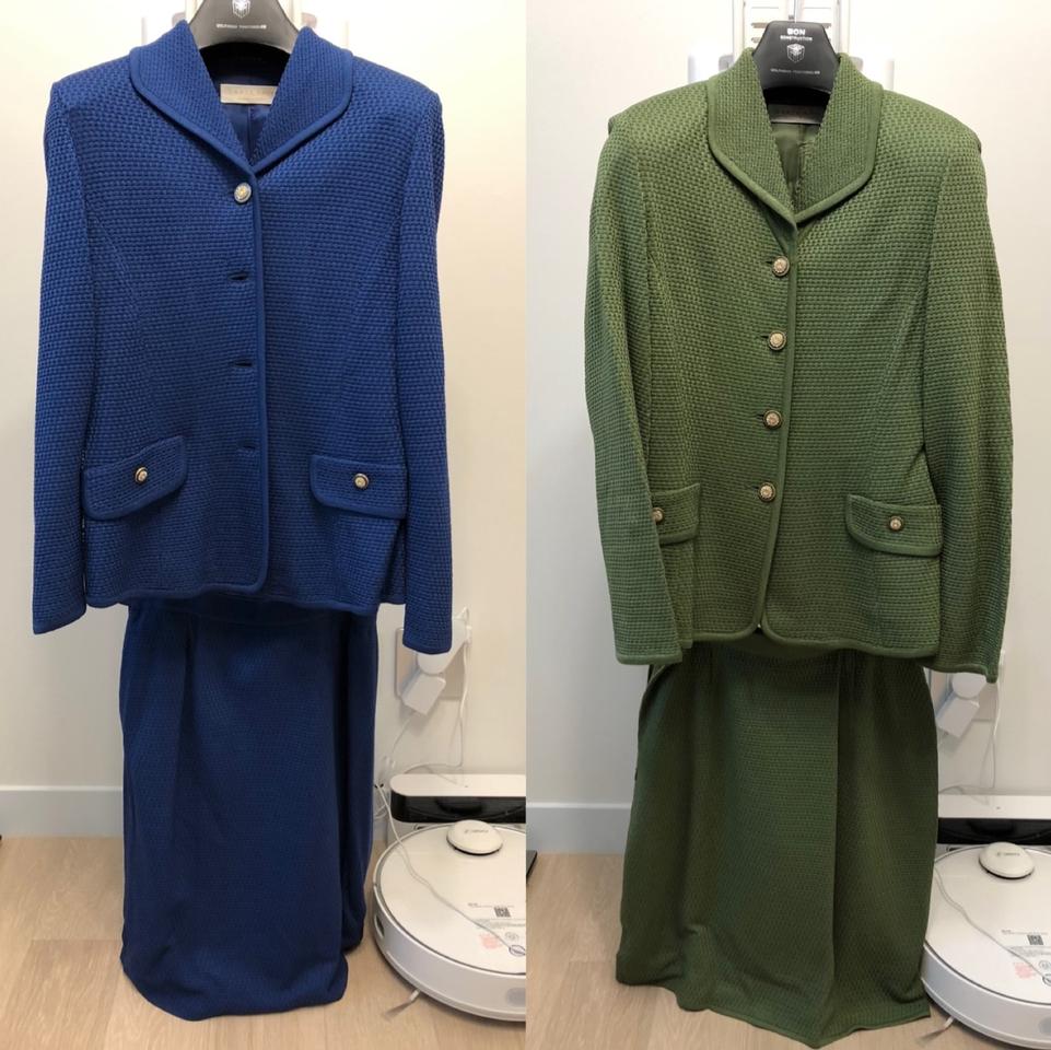 까르뜨니트CARTE KNIT 투피스 세트(블루/그린)