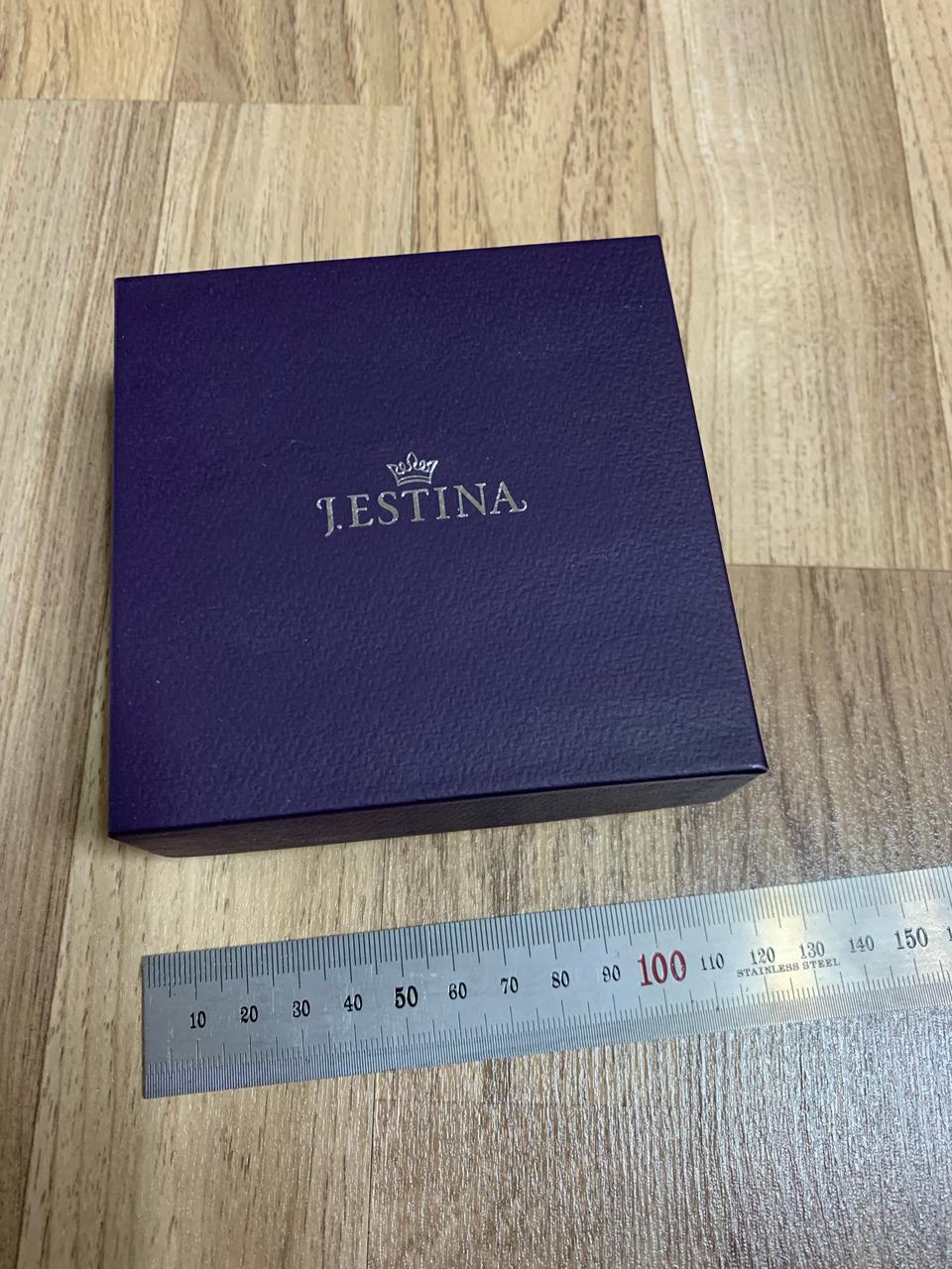 제이에스티나 화이트 골드 목걸이