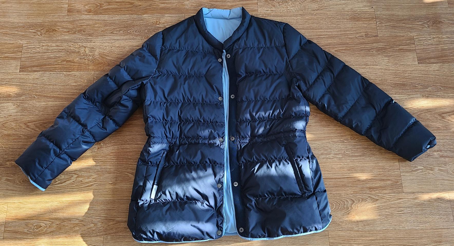 헤지스 여성 패딩 리버서블