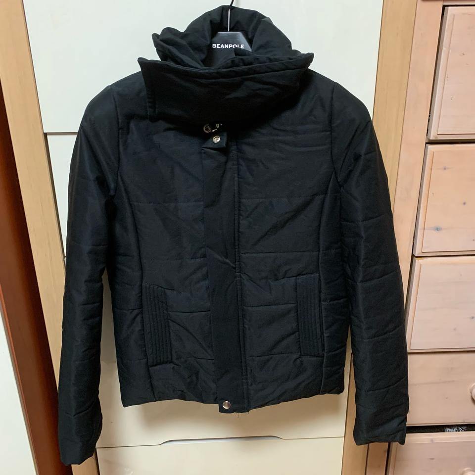 정품 캔바이 하이넥카라 숏패딩