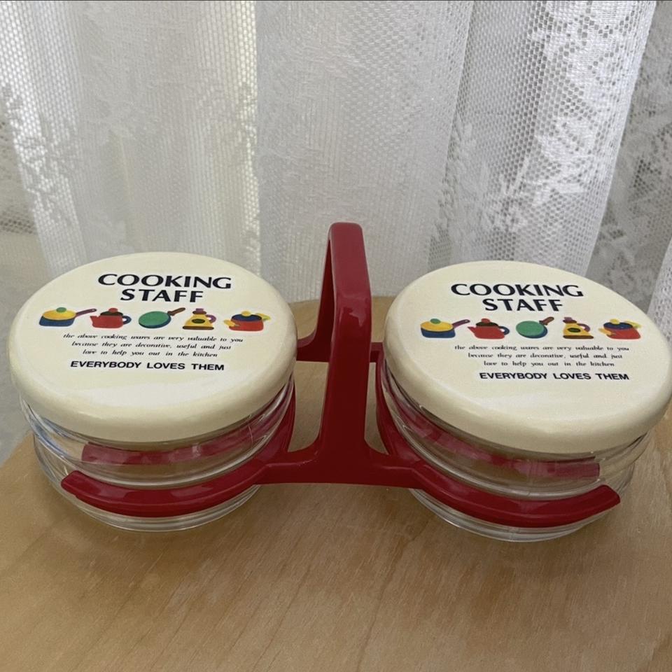 [미사용/빈티지] 슈가캐니스터, 양념통, 양념보관통, 슈가볼