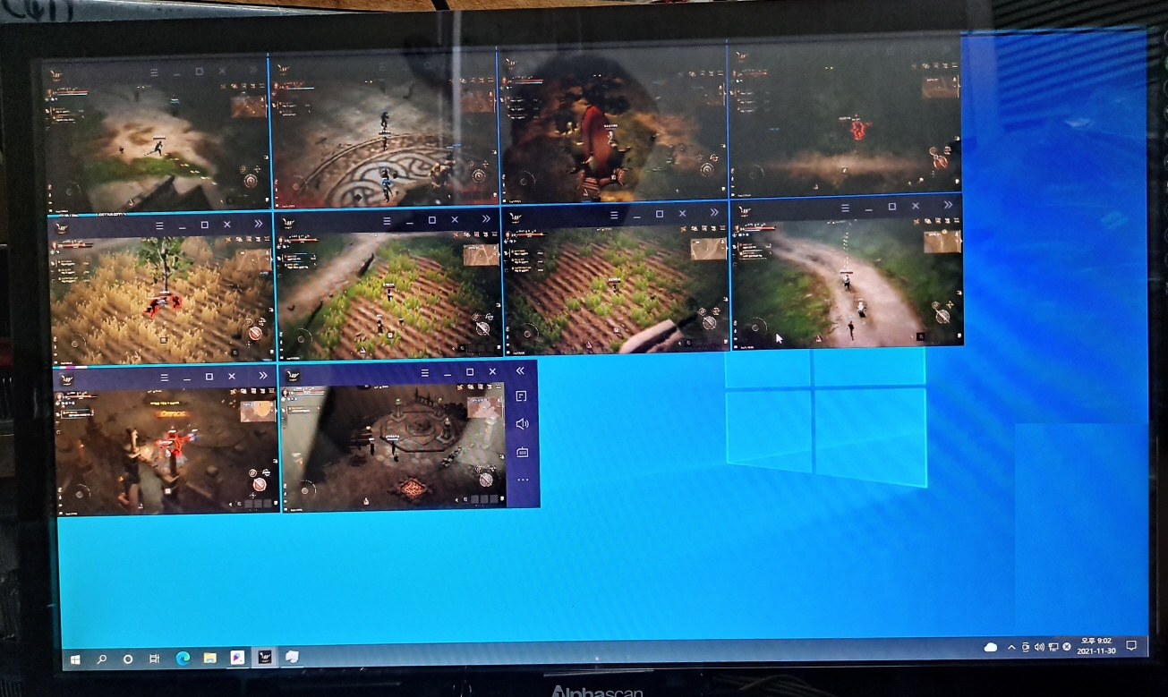 리니지W 10개 녹스15개 제온 12코어24스레드 램48G SSD240G