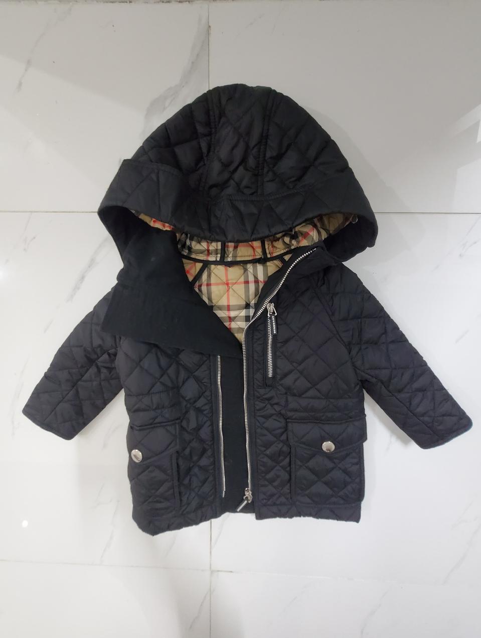 버버리키즈퀼팅코트3y