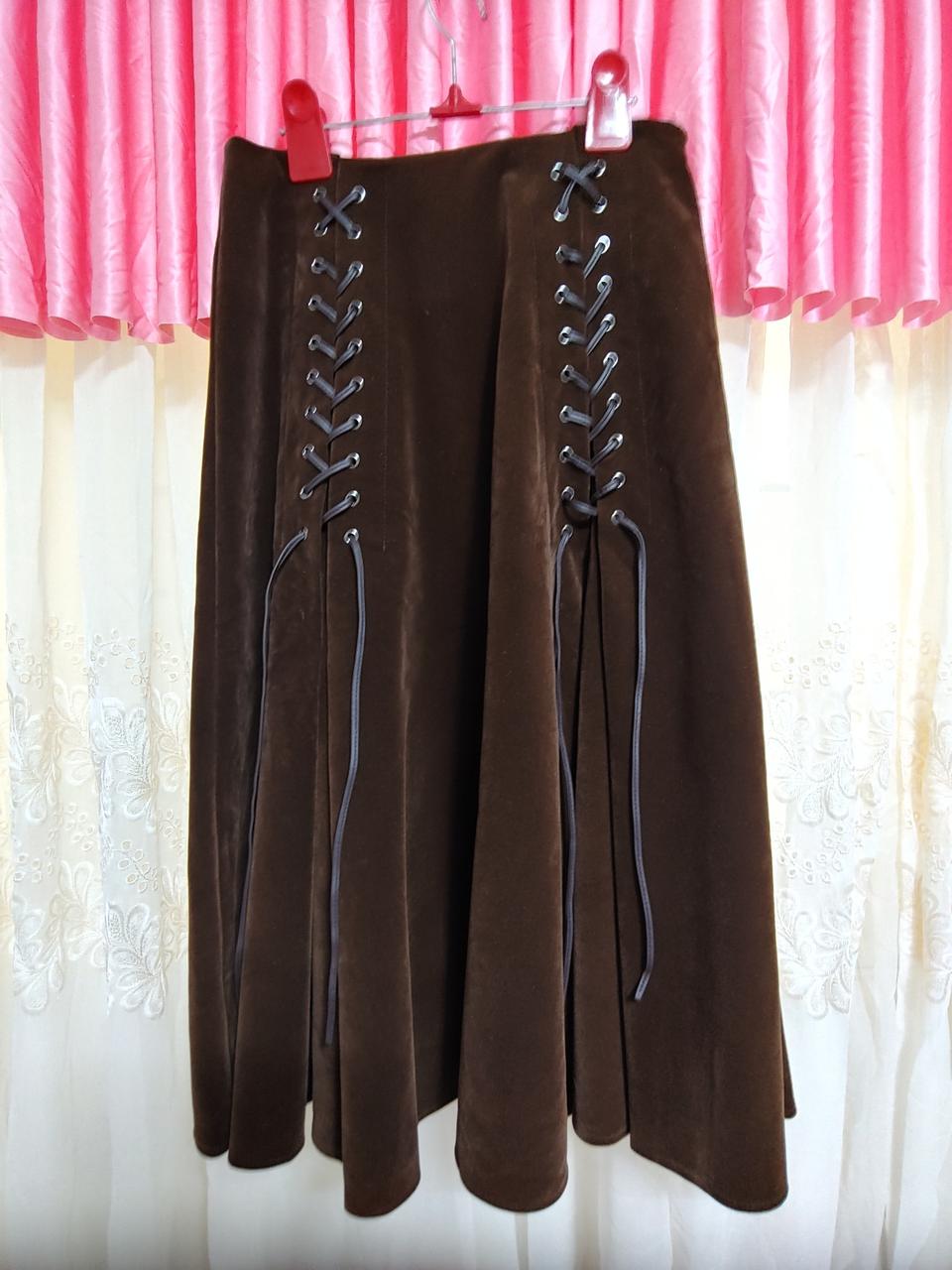 벨벳양트임 롱스커트