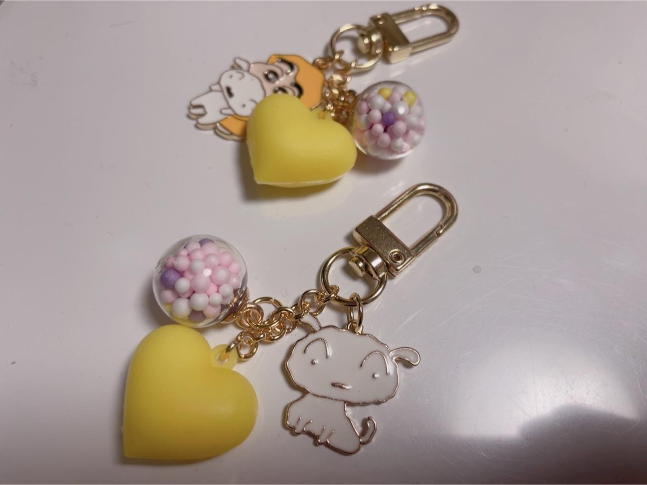 수제작 흰둥이&짱구 키링