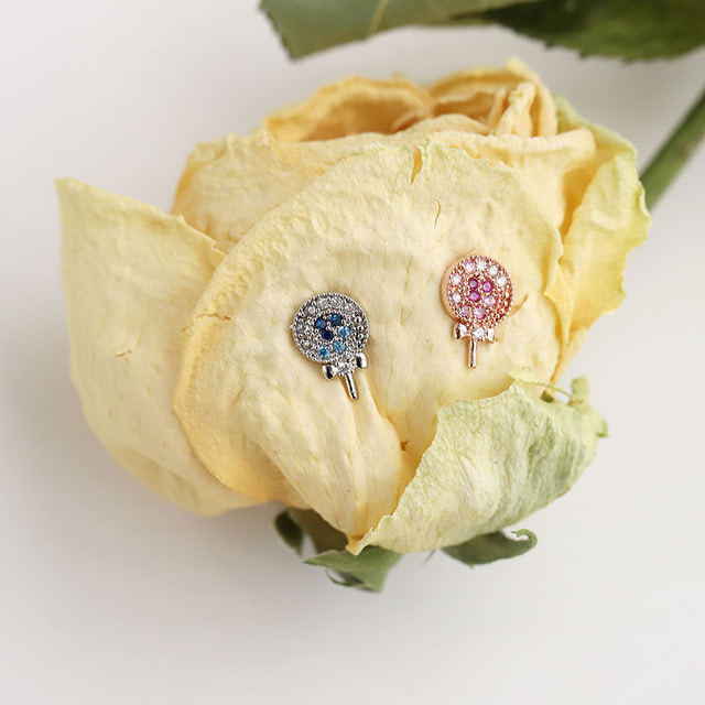 써지컬스킬 귀여운 막대사탕 피어싱 낱개 레이어드