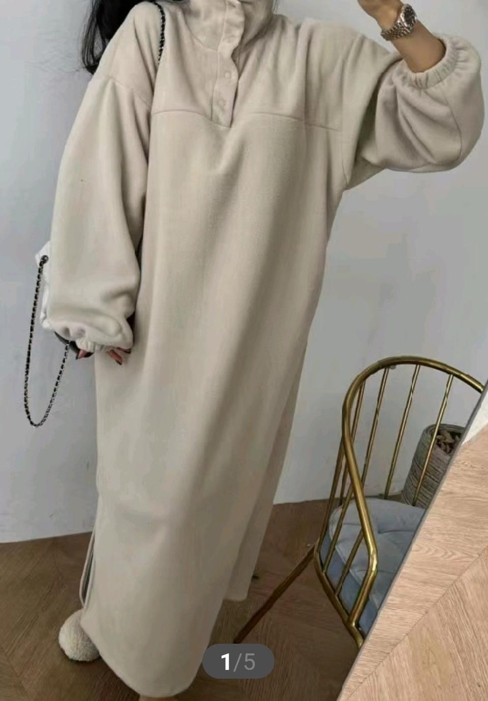 ★단추폴라원피스★