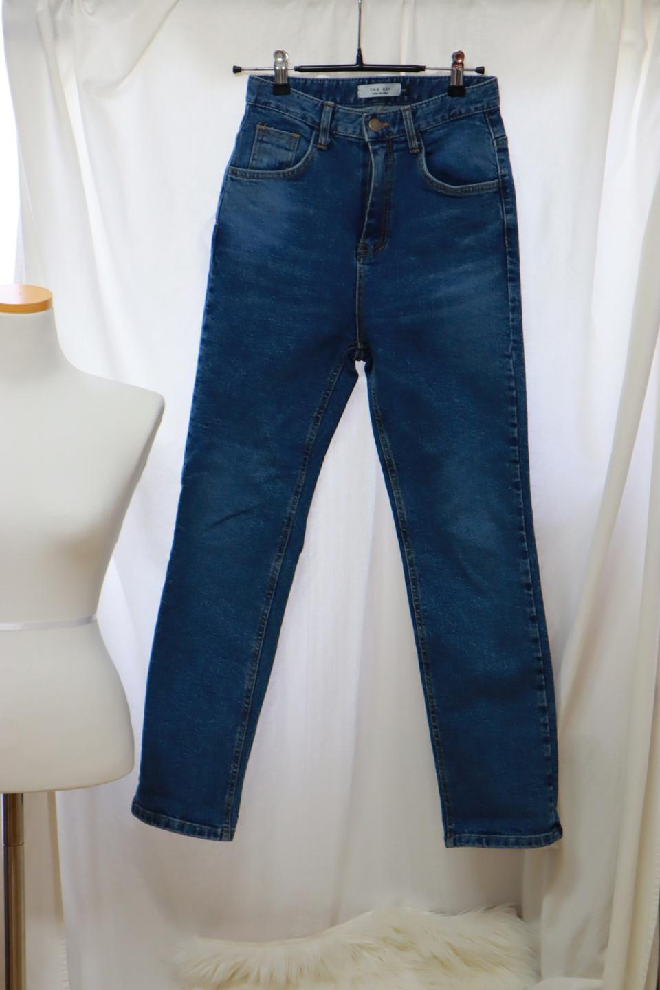 새상품) 일자핏 하이웨스트 청바지