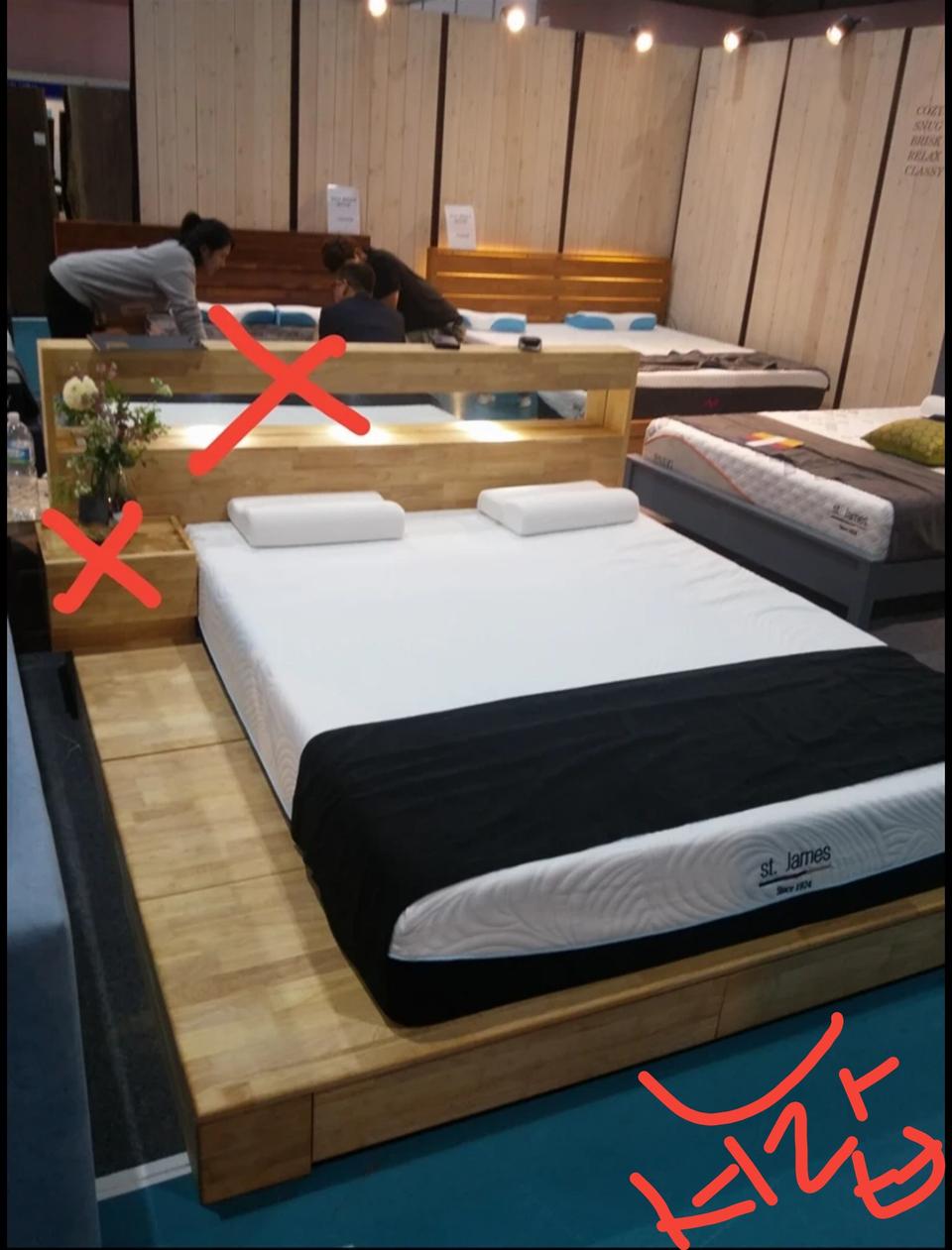 평상형 침대 프레임