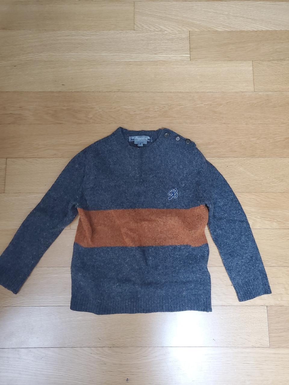 정풍  봉쁘앙 울 컬러블락 울스웨터 3세