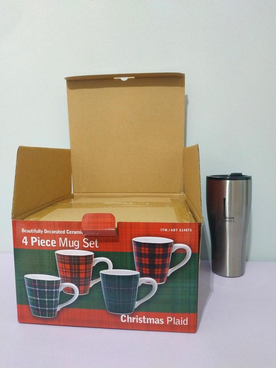 새상품)머그컵 4개 구성+텀블러