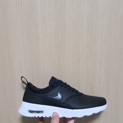 [230] 나이키 에어맥스 테아 LTR PRM 천연소가죽 코어블랙 초경량