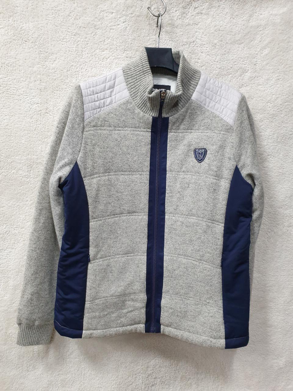 100)PING 방풍 니트 패딩 점퍼