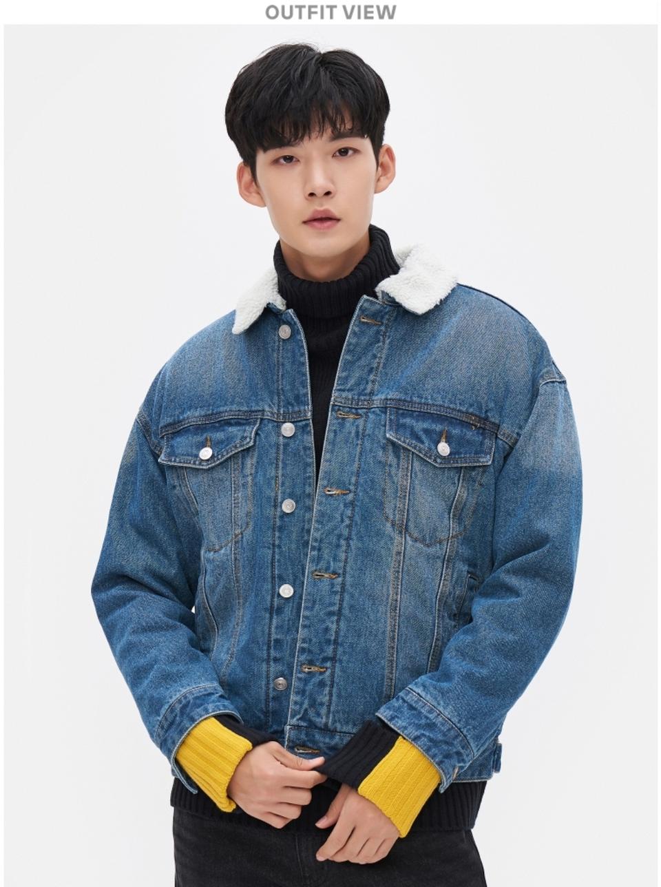 안전 무신사 무스탕청자켓 95사이즈 M