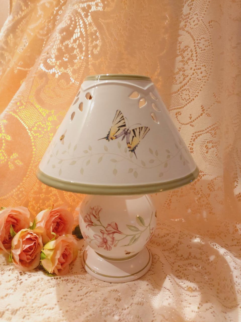 ❤앤틱 미국 레녹스 버터플라이 캔들램프