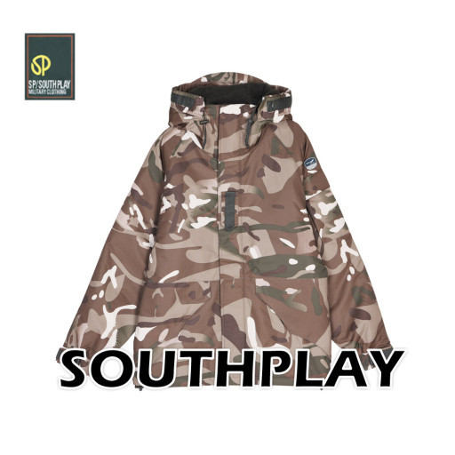 사우스플레이 밀리터리브라운 낚시 보드복 작업복 가모안감패딩 미개봉