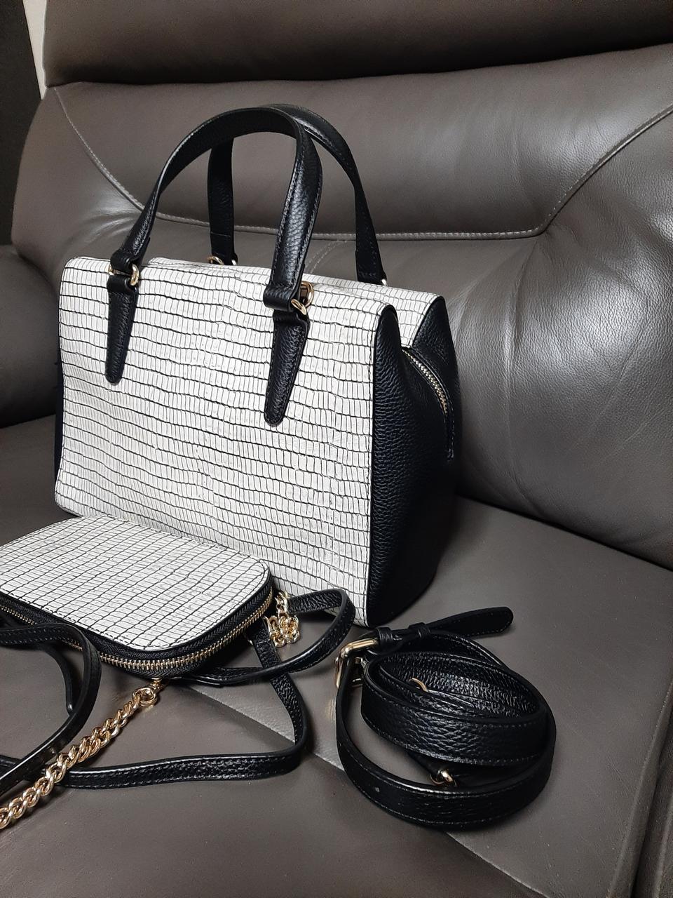 화이트&블랙 토트백 가방