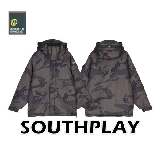 사우스플레이 밀리터리진카키 방한복 보드복 미개봉새상품