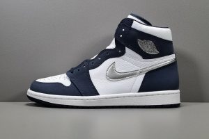 123738 에어 조던1 하이 OG 코즙 미드나잇 네이비