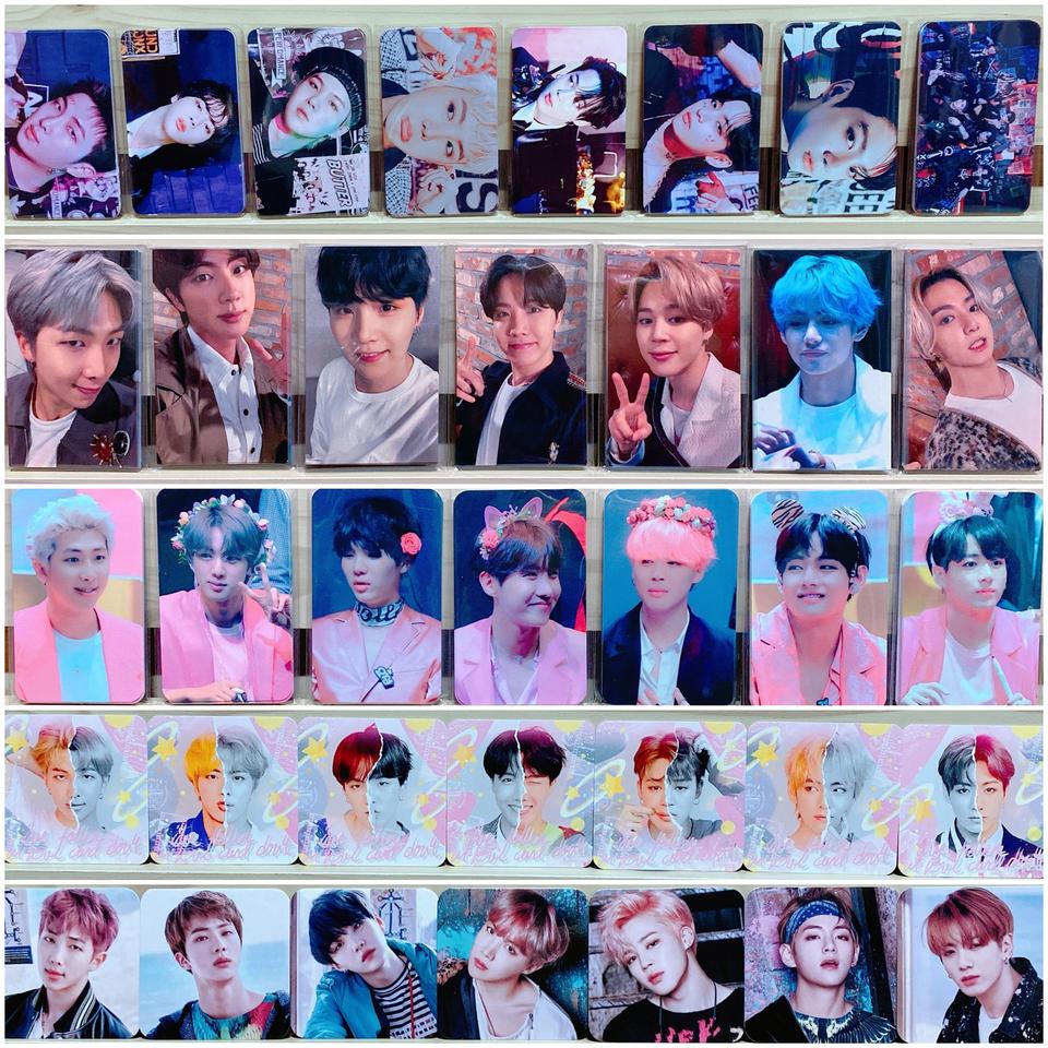 방탄 비공굿 시리즈 포카 판스 엽서 떡메 도무송 무중복 랜봉 랜박