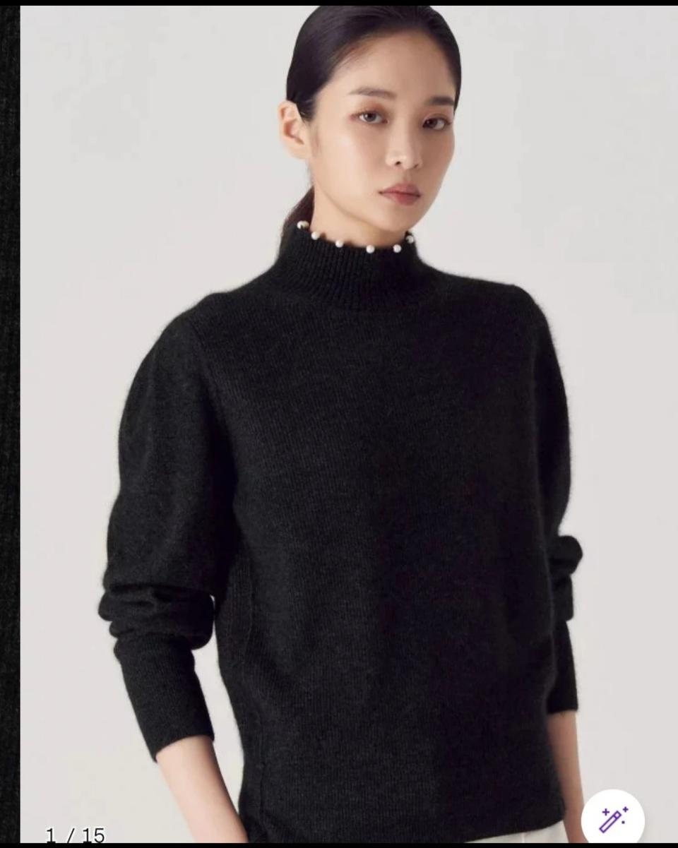 새상품 KUHO 목진주 니트 풀오버