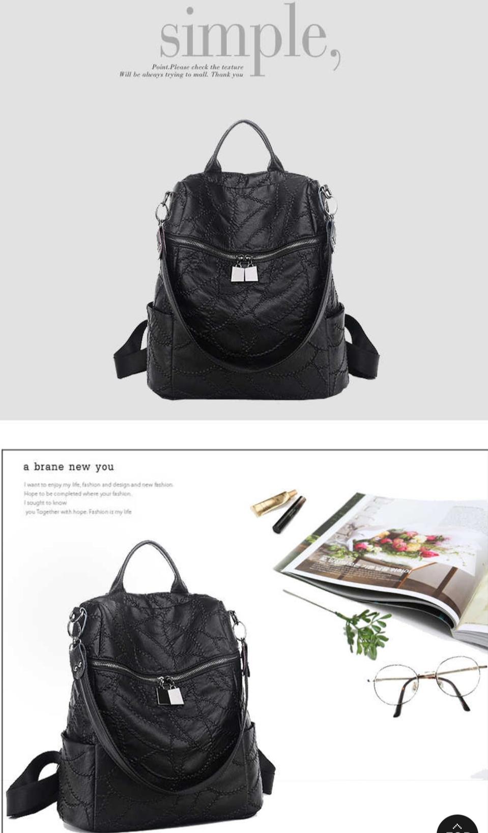 디오나백팩 양가죽