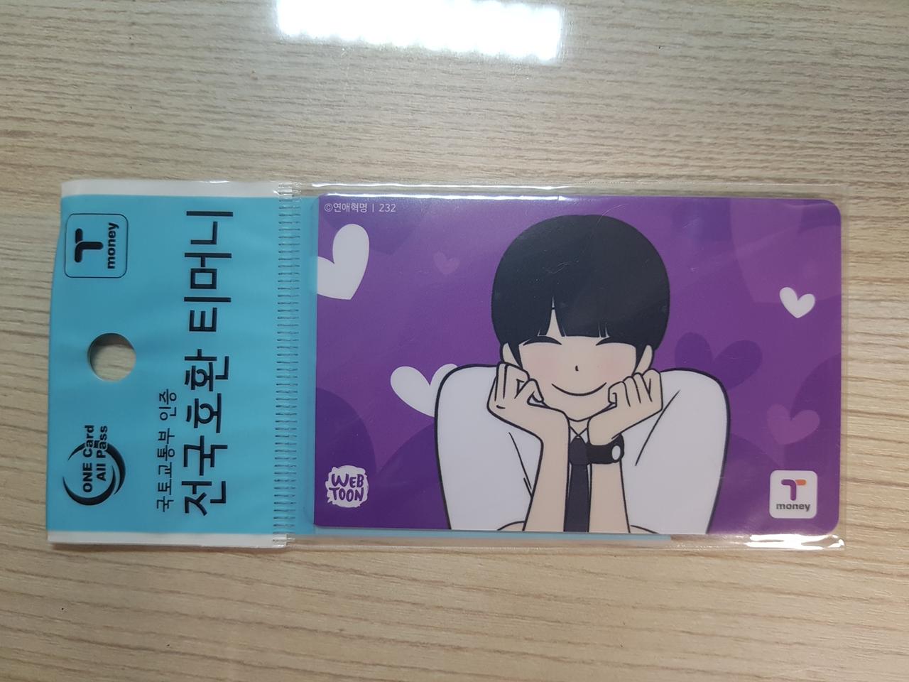 연애혁명 티머니카드