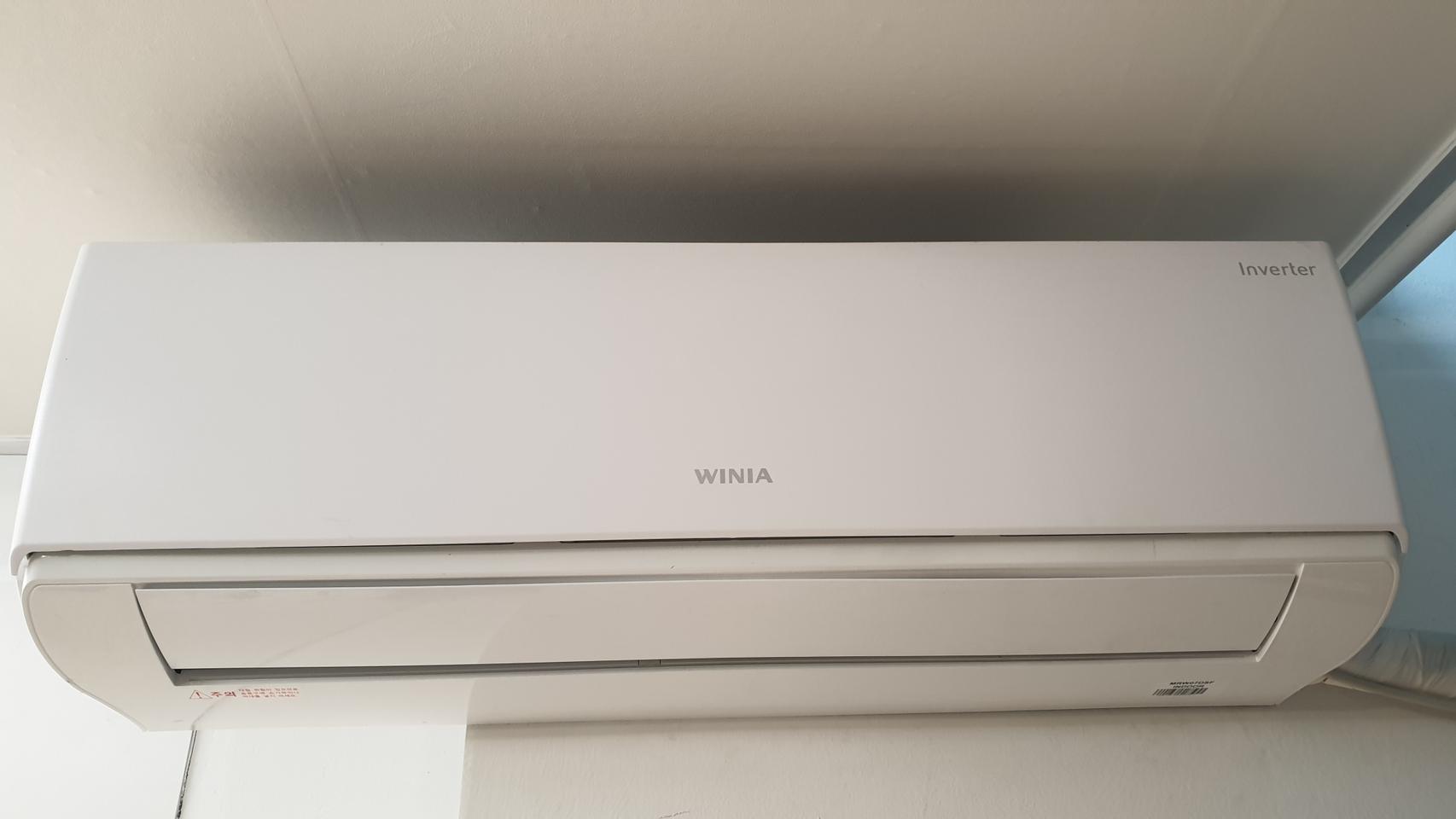 위니아 인버터냉난방기 7평형 3개월사용