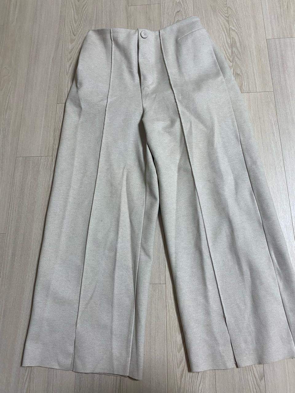 와이드팬츠 아이보리