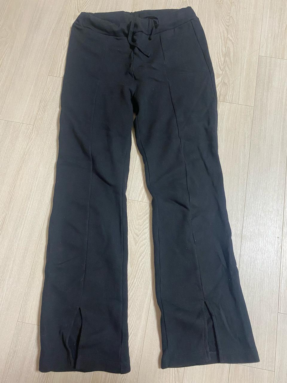 검정 일자바지 트레이닝