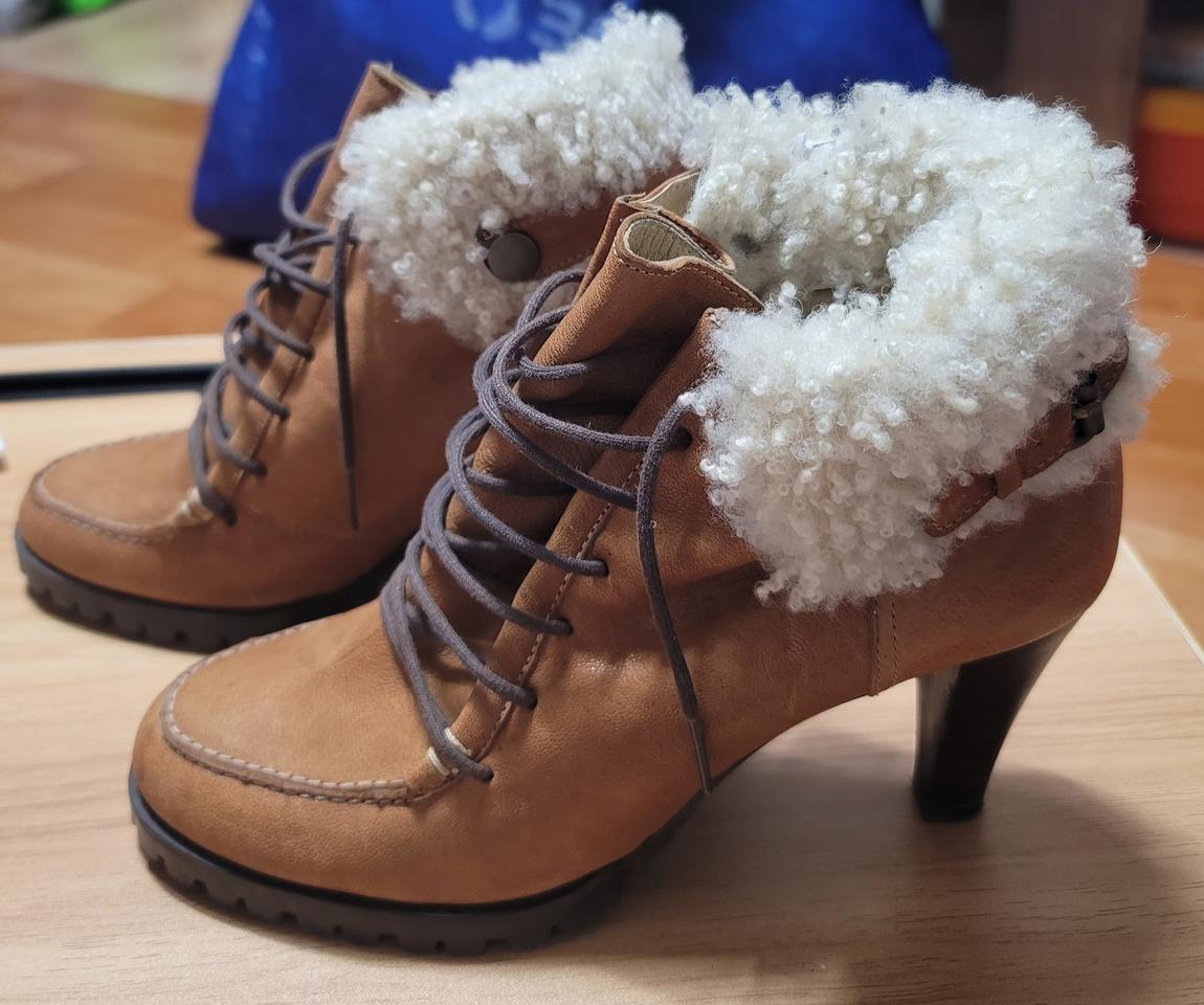 소가죽 앵글부츠 240