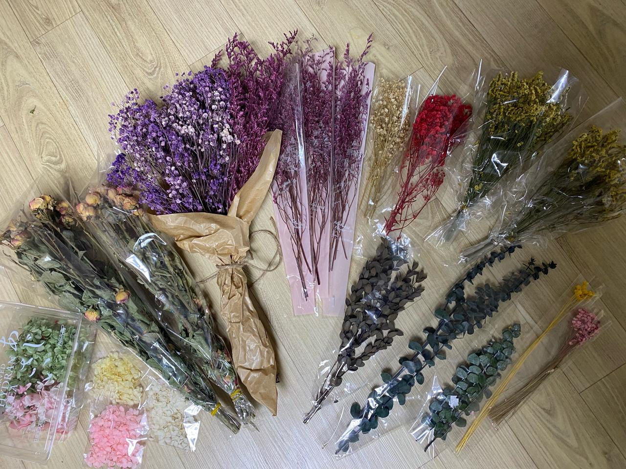 드라이플라워 프리저브드 캔들재료 팝니다