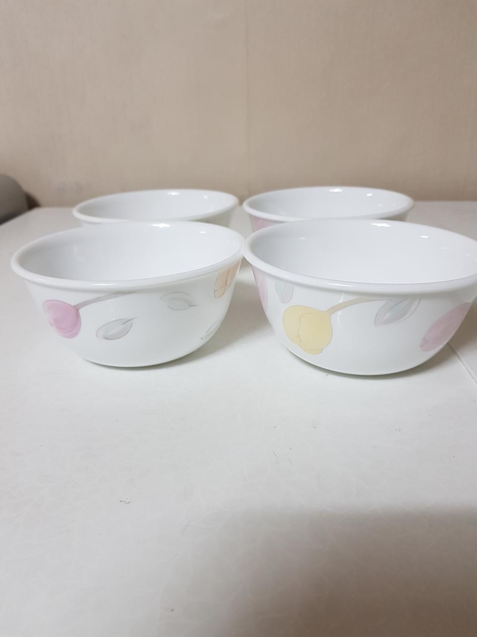 목련 코렐 밥공기