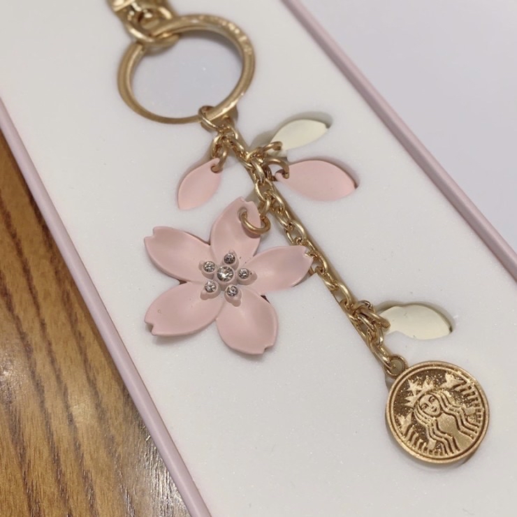 미개봉 새상품) 스타벅스 벚꽃 키 체인 무료배송