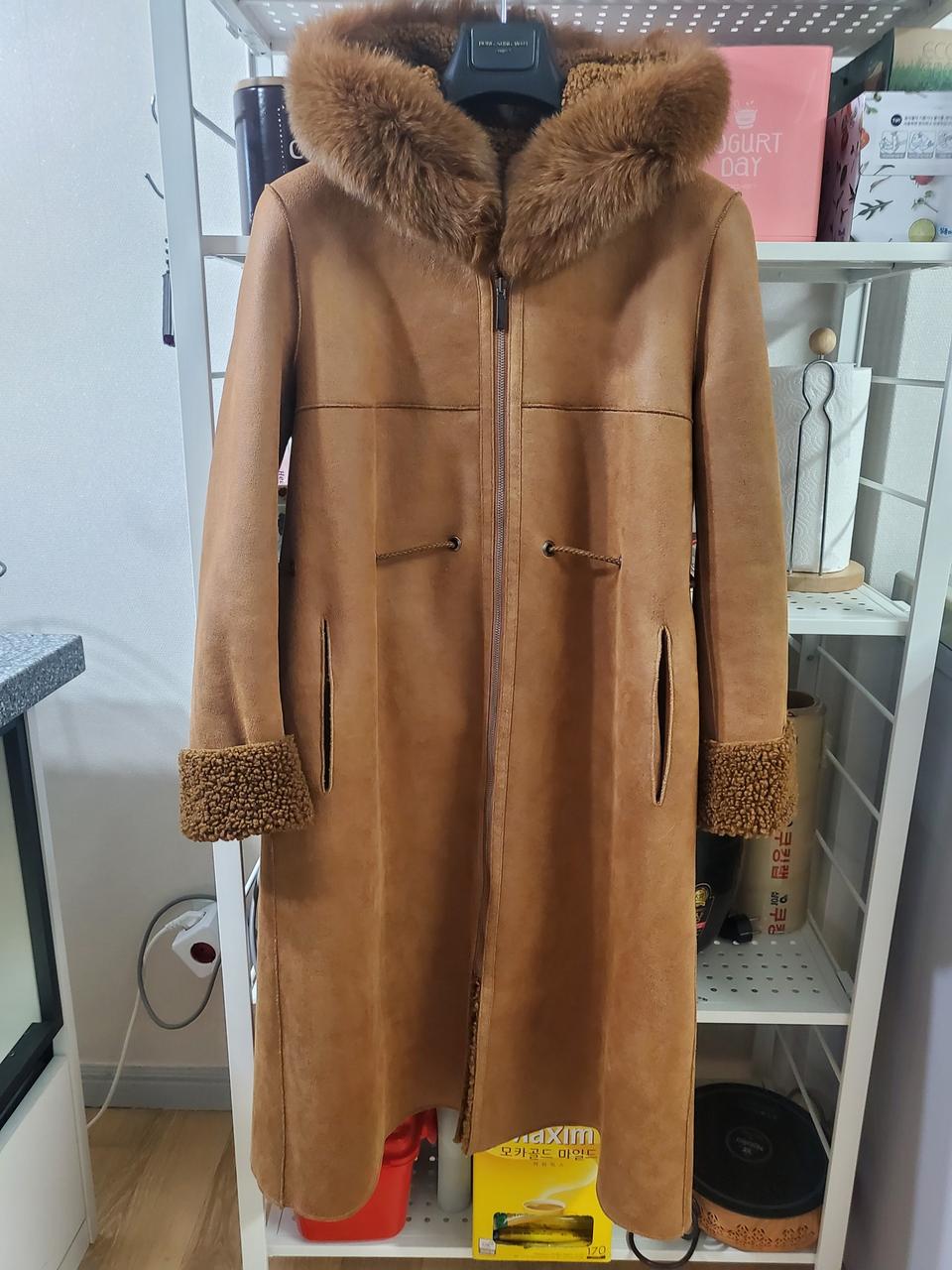 시티지 양면 무스탕