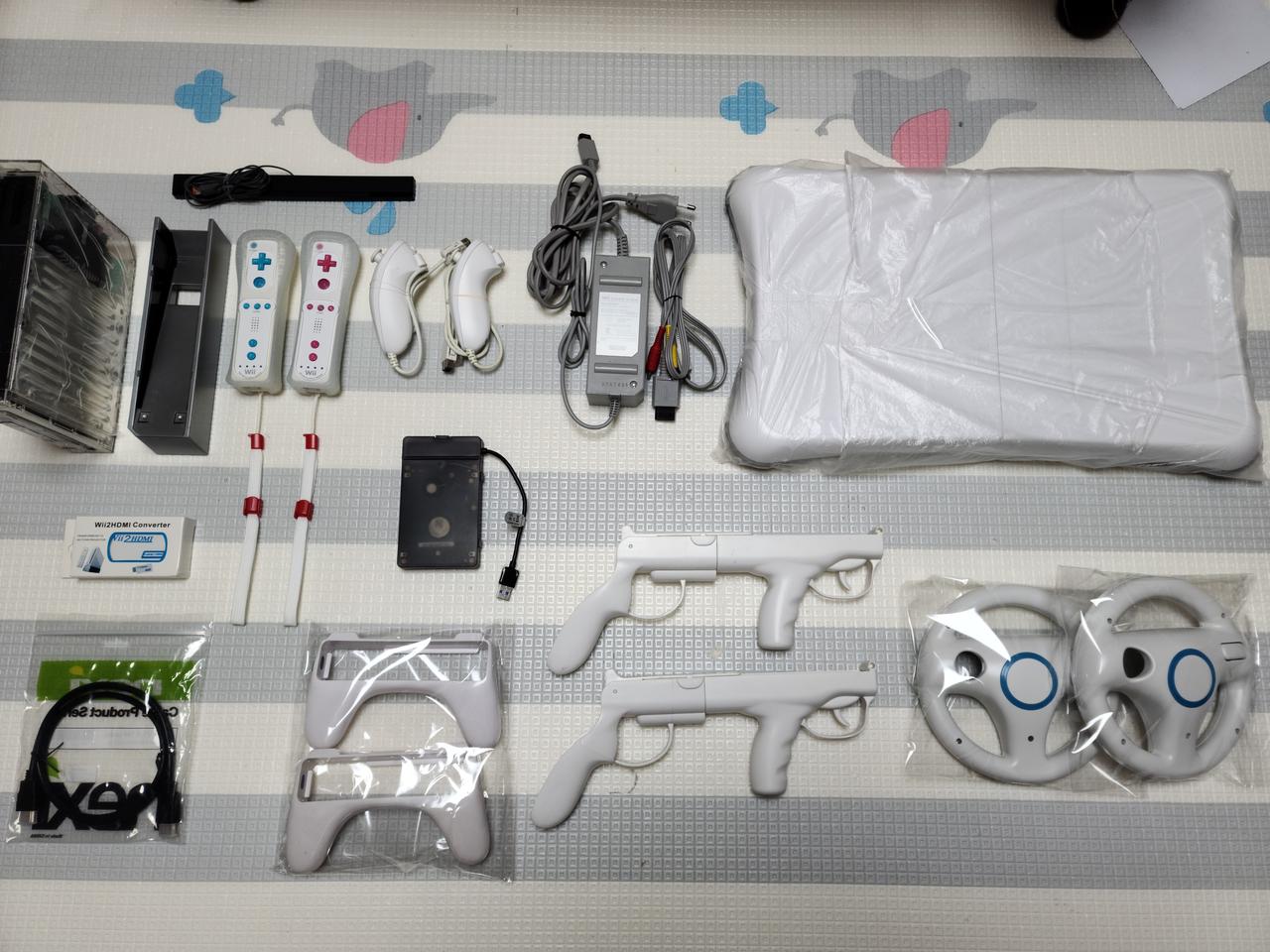 닌텐도 위wii 2인풀셋 모션플러스리모컨 위핏밸런스보드