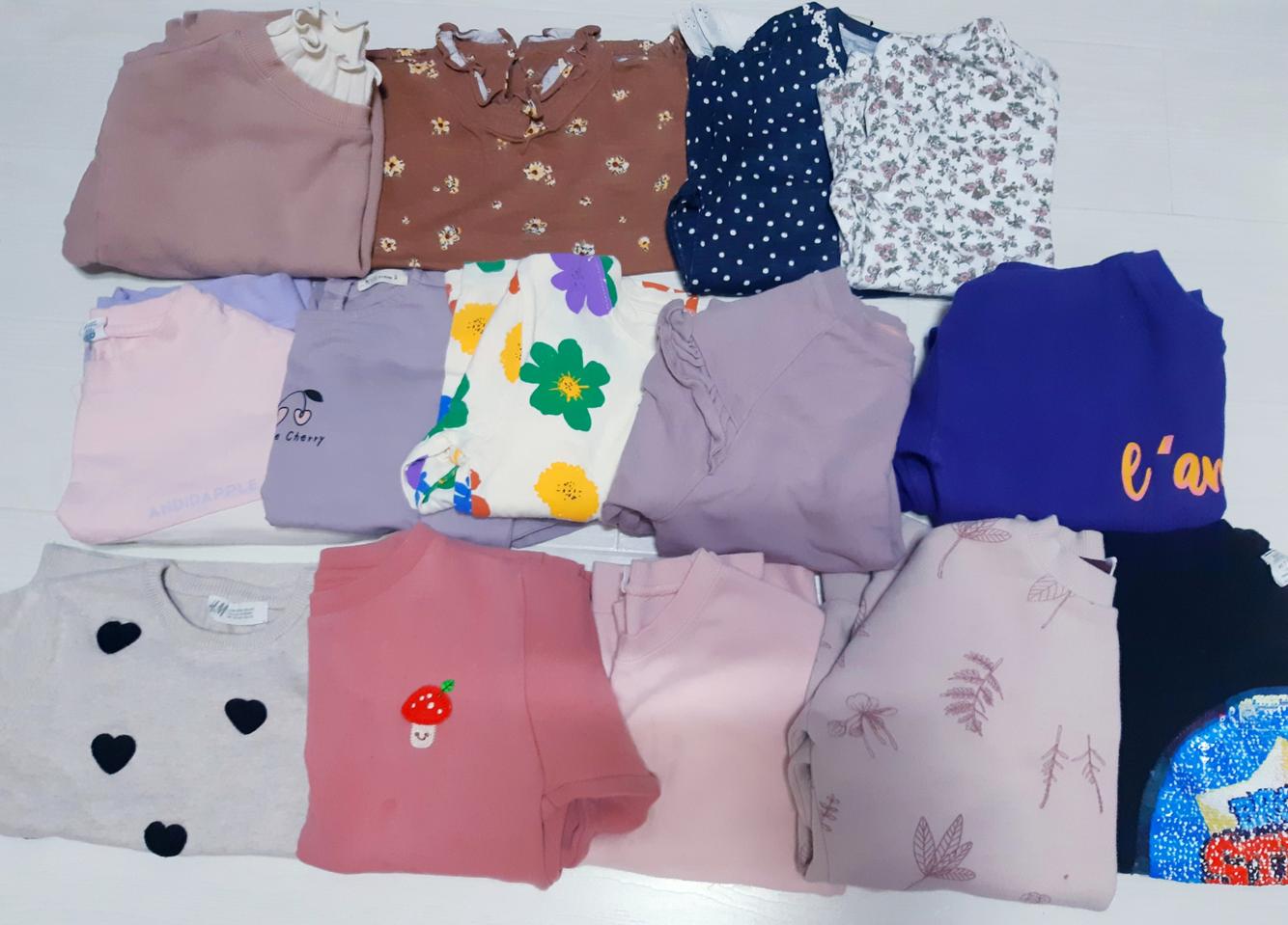 120 여아 티셔츠( 새상품 포함)