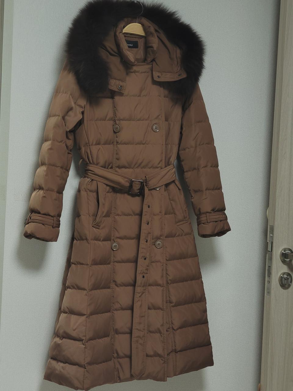 소이현패딩 더블 구스롱패딩