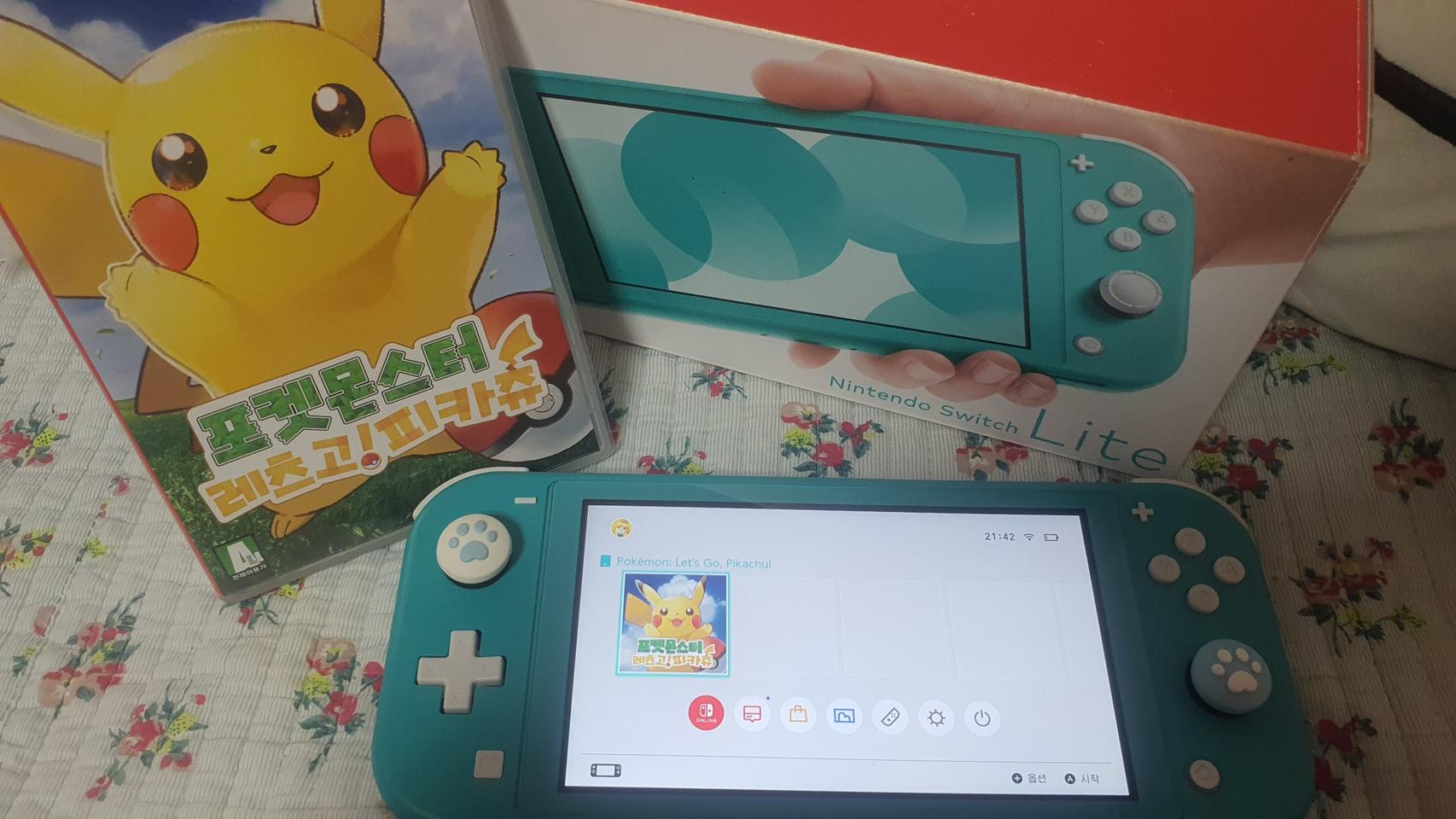 닌텐도 스위치 라이트+렛츠고 피카츄