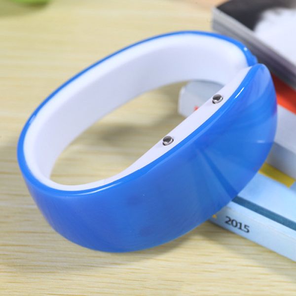 NEW LED 파랑색 팔찌형 패션 손목 시계 선물 기념 학생 인기 디지털