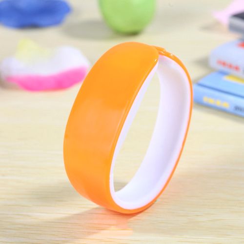 NEW LED 오렌지색 팔찌형 패션 손목 시계 선물 기념 학생 인기 디지털