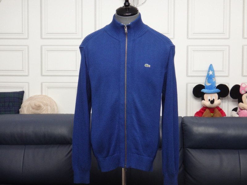 (100호) 라코스테 남성 니트집업