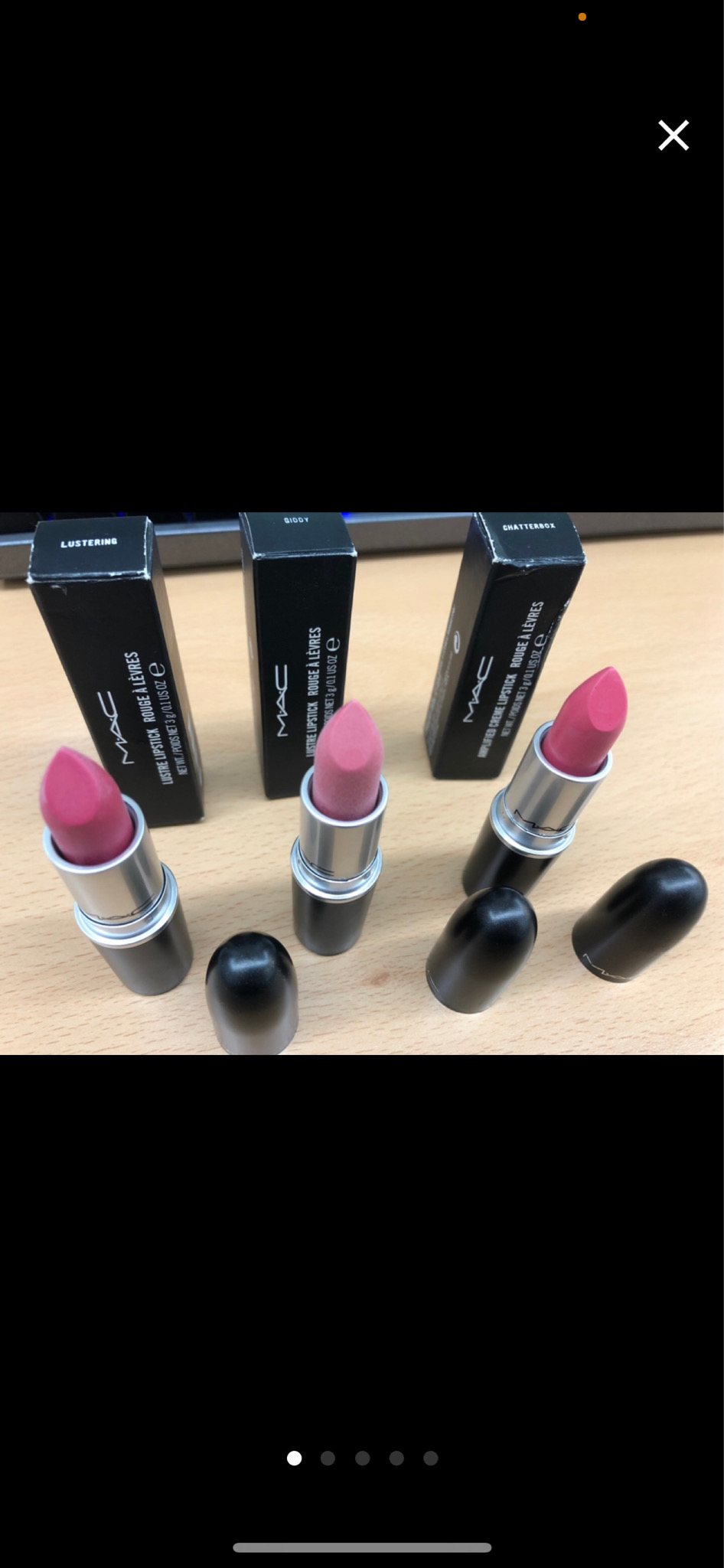 맥립스틱 정가32,000입니다 (새상품 , 컬러테스트만 1회 한 상태)