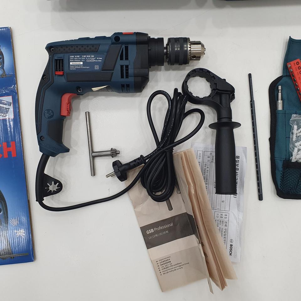 보쉬 GSB 16 RE 해머드릴 + 콘그리트기리