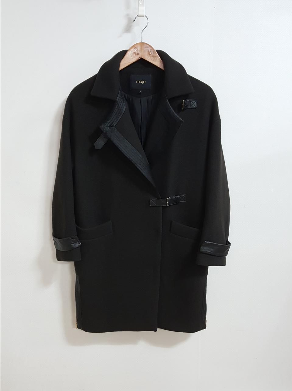 마쥬 루즈핏 울코트